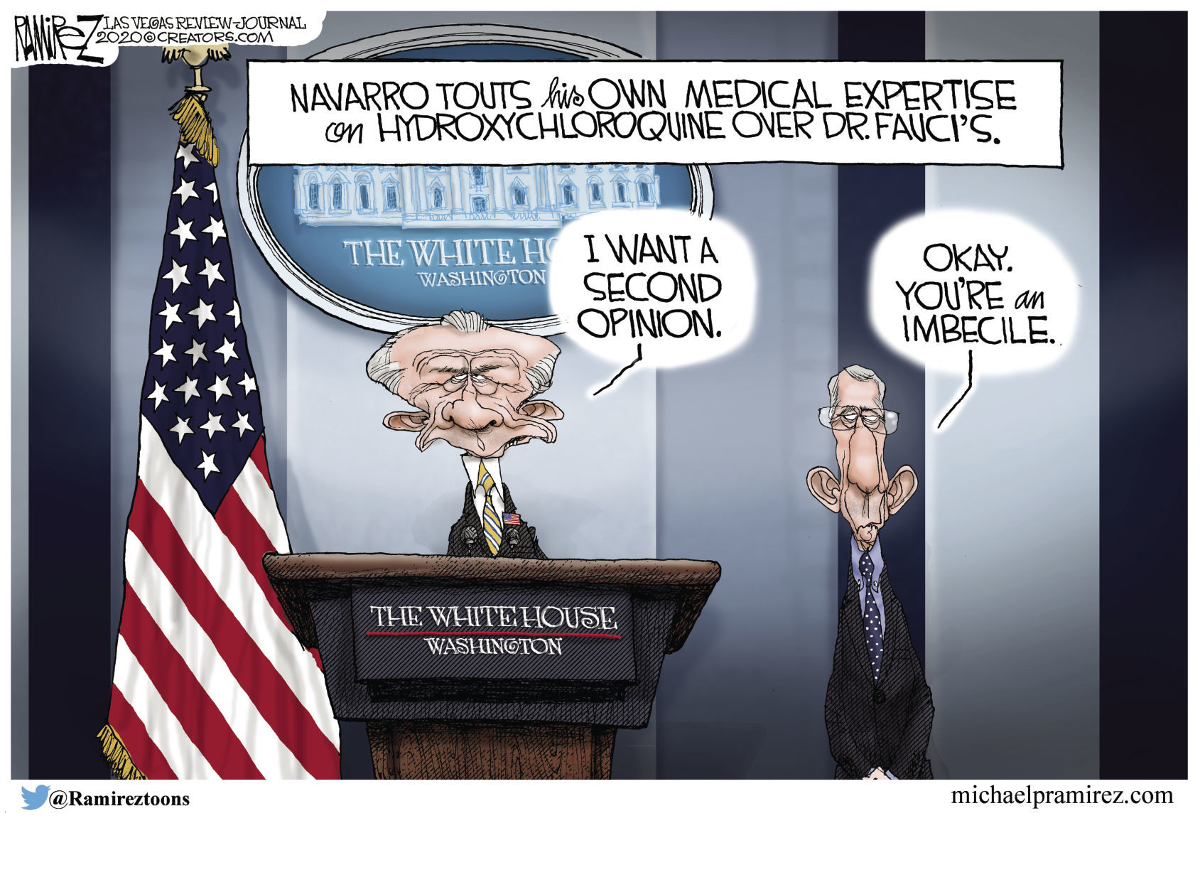 Michael Ramirez cartoon 4/8